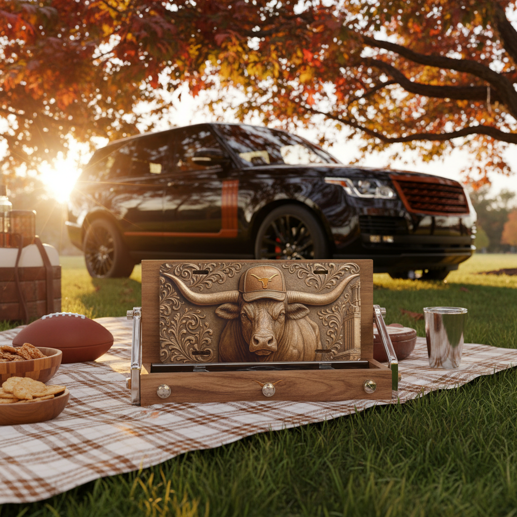 Texas Longhorns License Plate 6"x12" Car Tag | Flat Front Plate for Fans