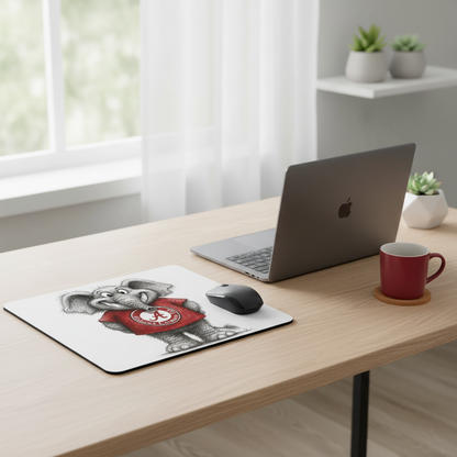 Alabama Crimson Tide Line Art Mouse Pad – 9.5"x8" Waterproof | Roll Tide Gift