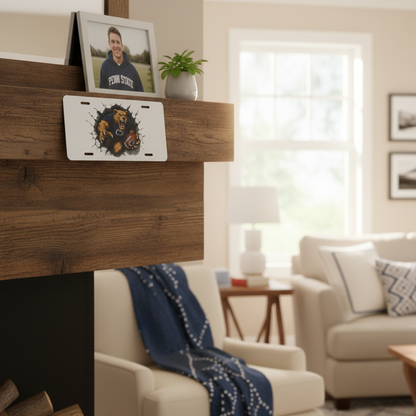 Penn State Nittany Lions License Plate 6"x12" Aluminum Car Tag For Penn Fan