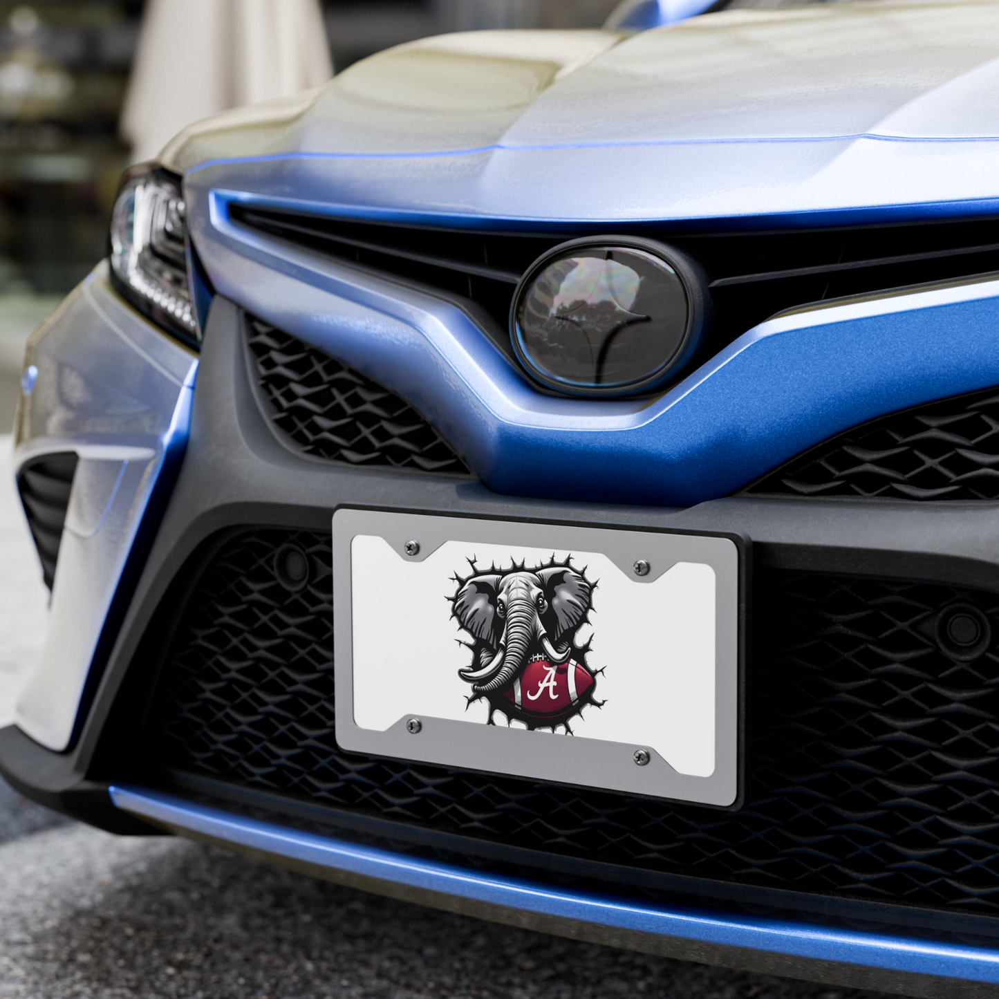 Alabama Crimson Tide Front License Plate | Roll Tide Tag 6"x12" | Big Al Fan
