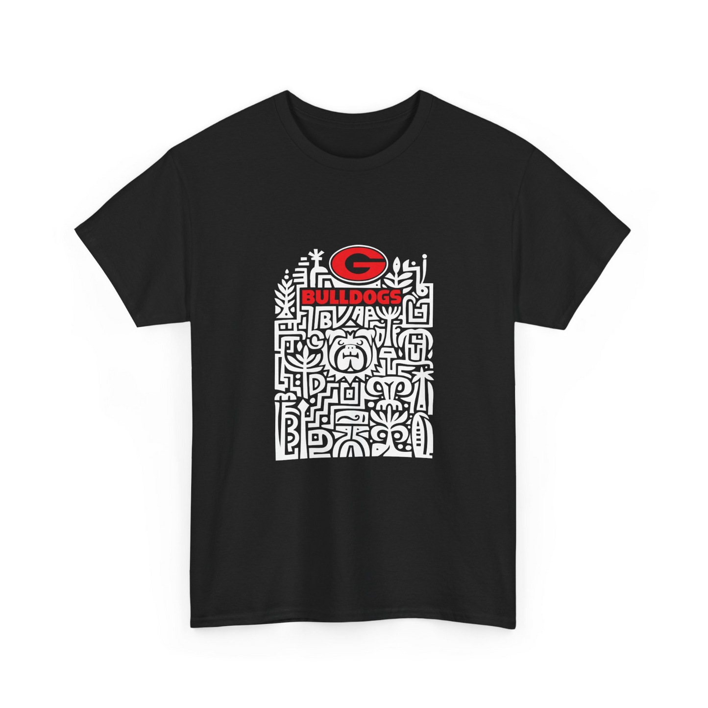 Georgia Daws Football Graphic T-Shirt White Classic Fit Soft Cotton