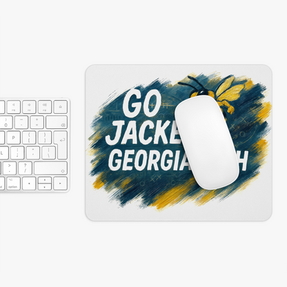 Go Jacks Collegiate Mouse Pad 9.5"x8" THWG Georgia Tech Fan Gift