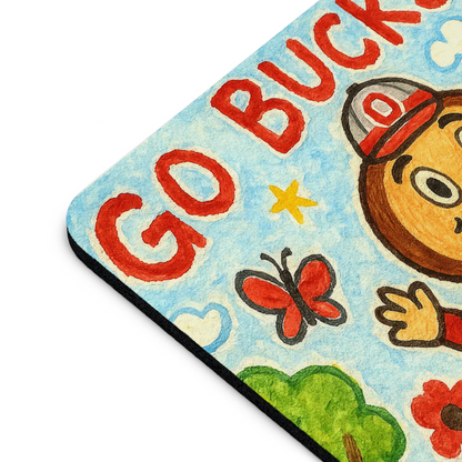 Go Bucks! Fun Kids Mouse Pad for Young Fans - Vibrant Desktop Accessory, 9.5"x8"