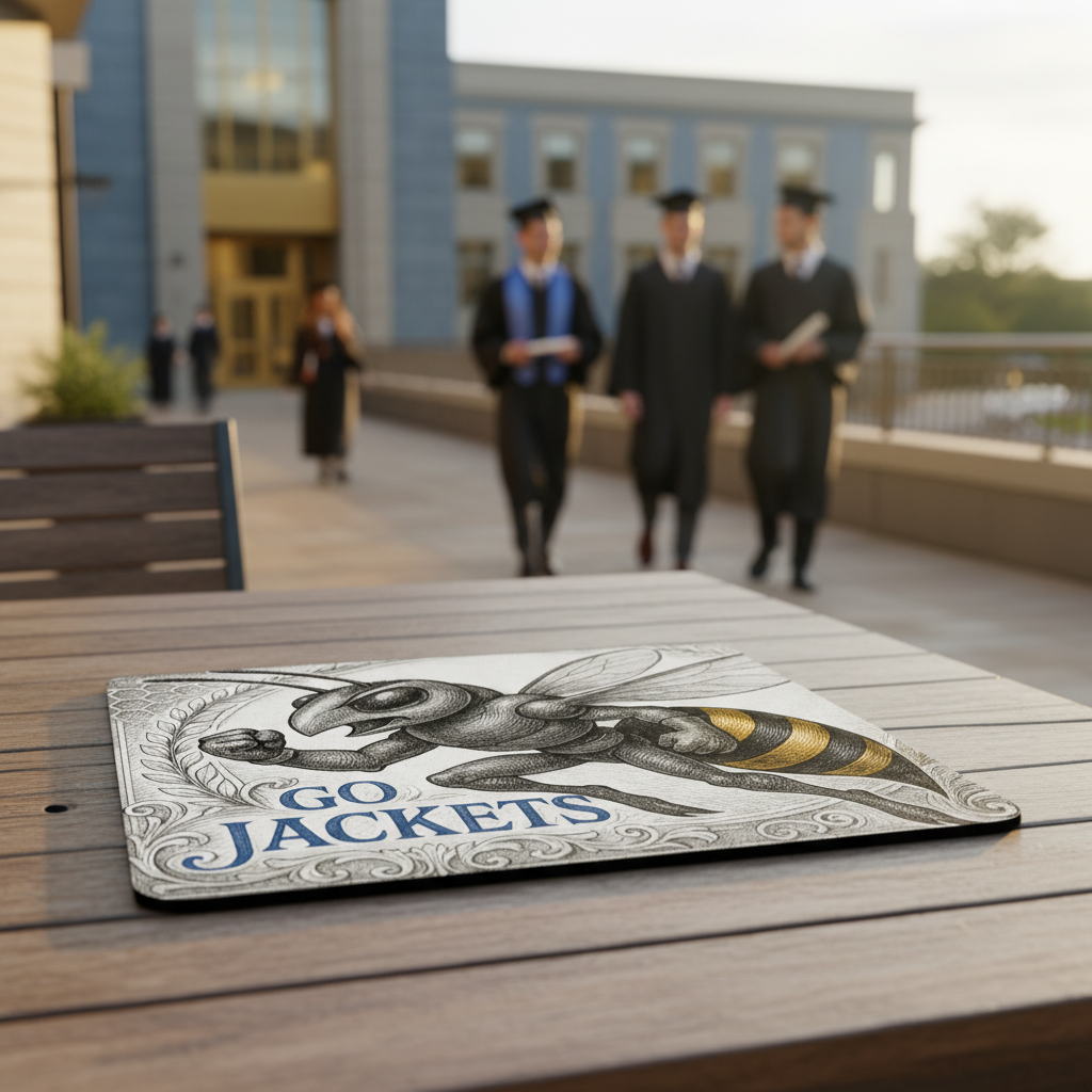 Georgia Tech Yellow Jackets Mouse Pad 9.5"x8" Go Jackets Fan Gift - Atlanta