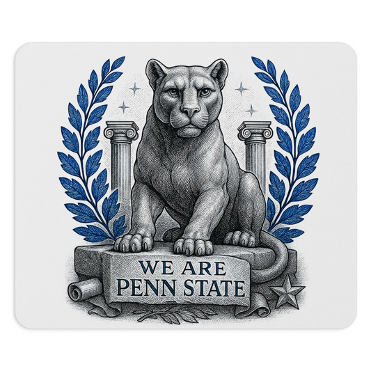 College Spirit Nittany Fan Mouse Pad Neoprene Non-Slip Base, 9.5x8 Nittany Lion