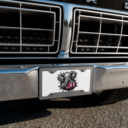 Alabama Crimson Tide Front License Plate | Roll Tide Tag 6"x12" | Big Al Fan