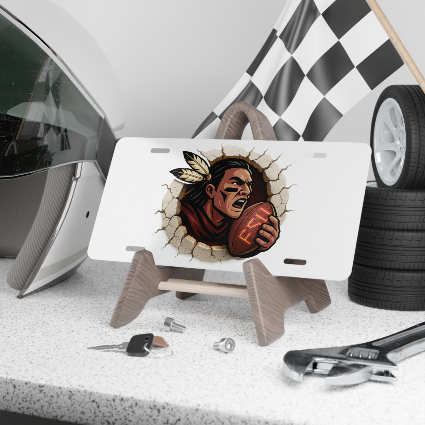 Florida State Seminoles License Plate – 6"x12" | Metal Front Plate for FSU Fans