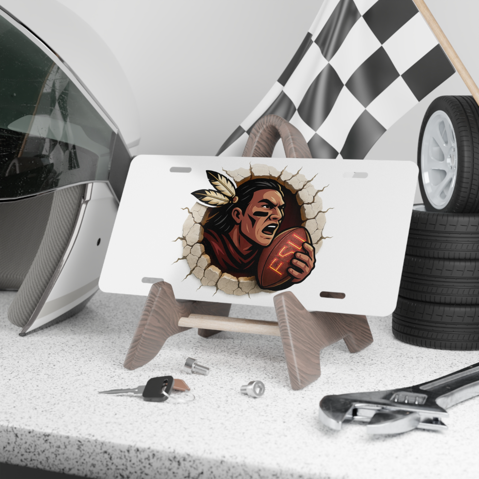 Florida State Seminoles License Plate – 6"x12" | Metal Front Plate for FSU Fans