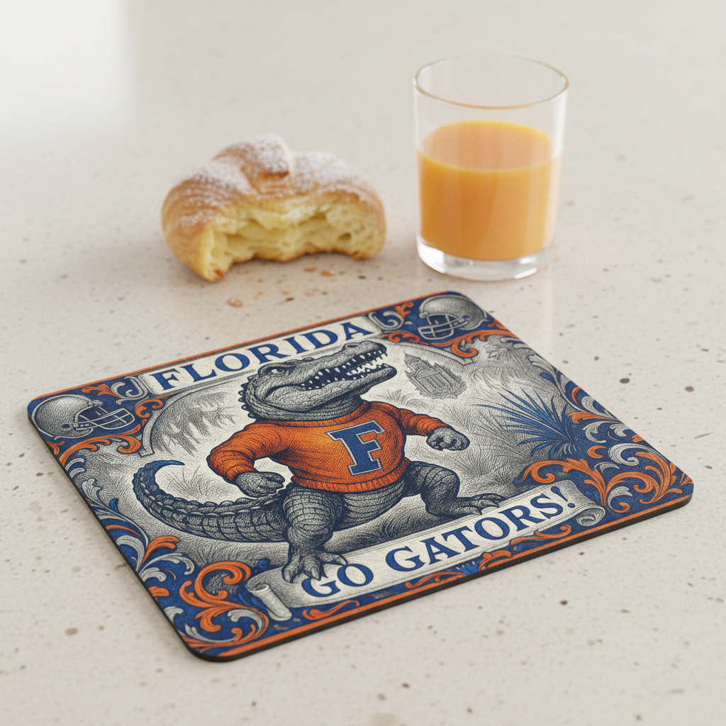 Florida Gator Nation Mouse Pad 9.5"x8" - Go Gator! Florida Football Gift