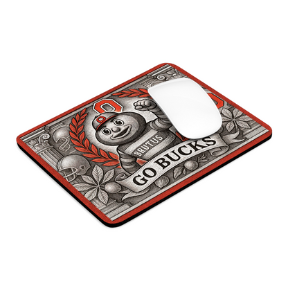 Ohio Buckeyes Mouse Pad 9.5"x8" | Go Buckeyes Desk Mat | Waterproof and Smoth