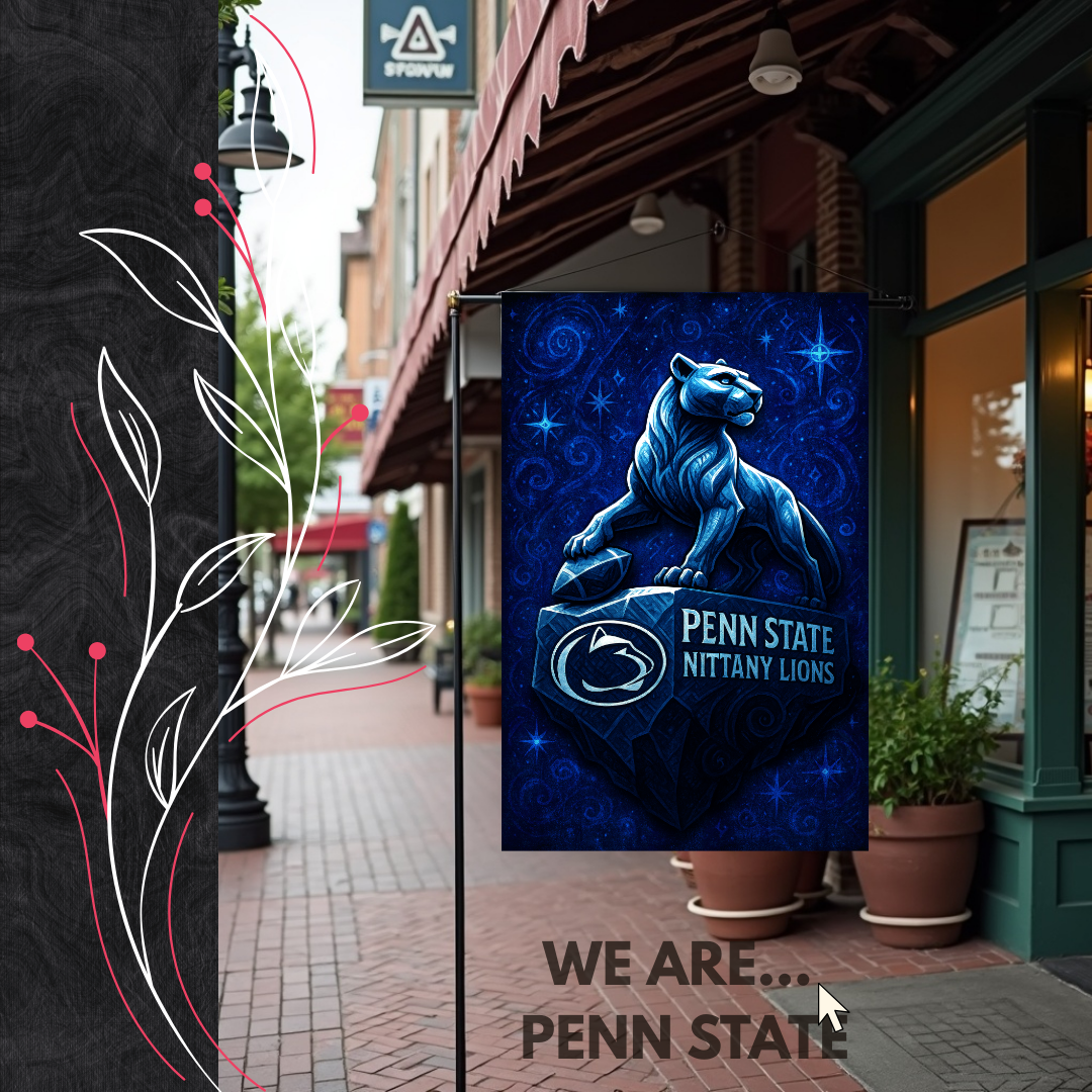 Penn State Nittany Lions Garden Flag 12"x18" Double-Sided College Football Yard