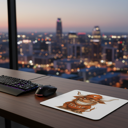 Texas Longhorns Mouse Pad 9.5"x8" Hook 'em Horns Fan Gift - Desk Accessory