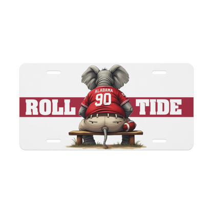 Alabama Crimson Tide License Plate 6x12 Aluminum Vanity Tag NCAA Football - Beyond Lines