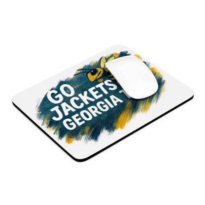 Go Jacks Collegiate Mouse Pad 9.5"x8" THWG Georgia Tech Fan Gift