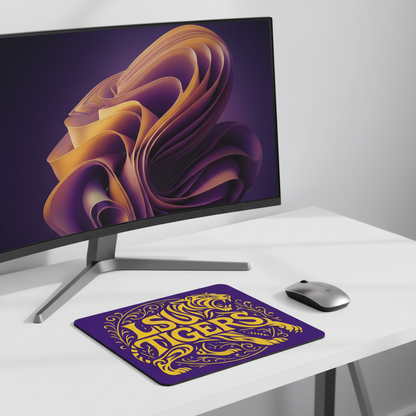 Geaux Tigers Mouse Pad 9.5"x8" Louisiana Faithful Fan Gift - Desk Accessory