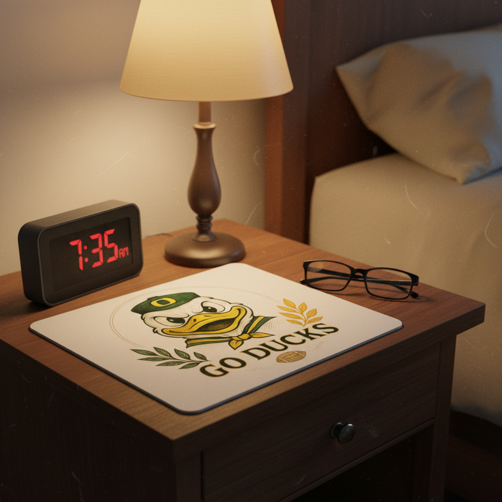 Oregon Ducks Mouse Pad 9.5"x8" Go Ducks Fan Gift - Desk Accessory