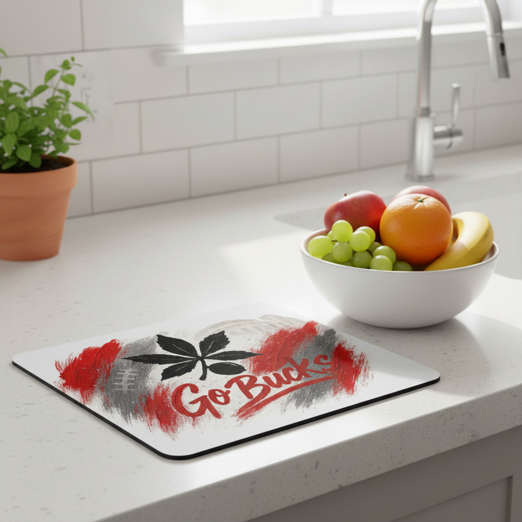 Ohio State Buckeyes Mouse Pad 9.5"x8" | Go Bucks Fan Gift - Desk Accessory