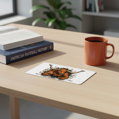 Texas Longhorns License Plate 6"x12" Car Tag | Front Plate for Hook 'em Fans