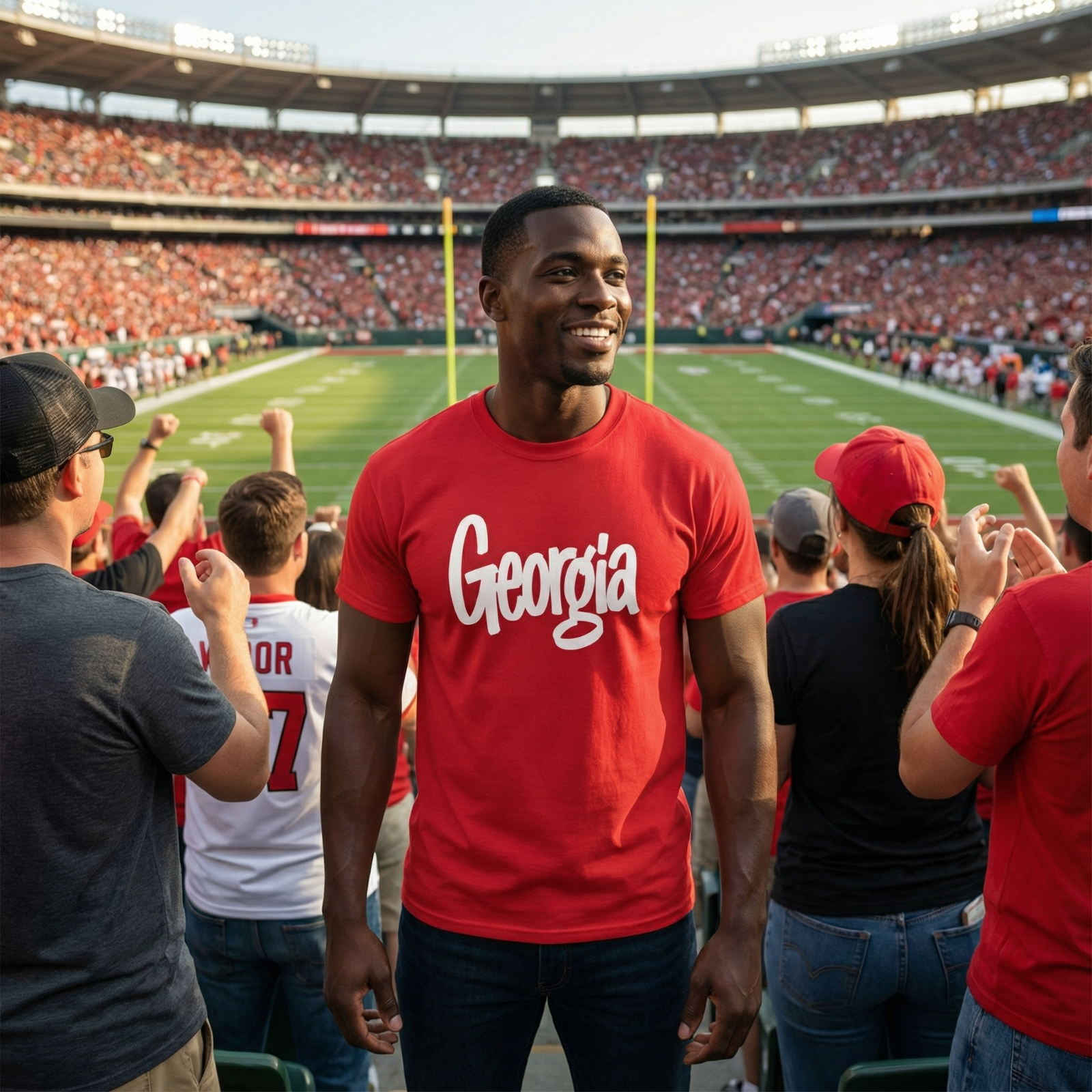 Georgia T-Shirt Red State Pride Souvenir Shirt Men Women Unisex
