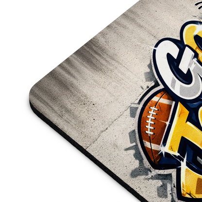 Go Jackets Graffiti Style Mousepad Football Buzz Mascot Desk Mat Fan Gear