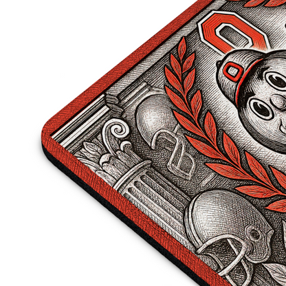 Ohio Buckeyes Mouse Pad 9.5"x8" | Go Buckeyes Desk Mat | Waterproof and Smoth