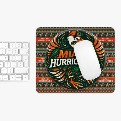 Miami Hurricanes Mouse Pad - The U Design 9.5"x8" | Go Dawgs! UGA Fan Gift