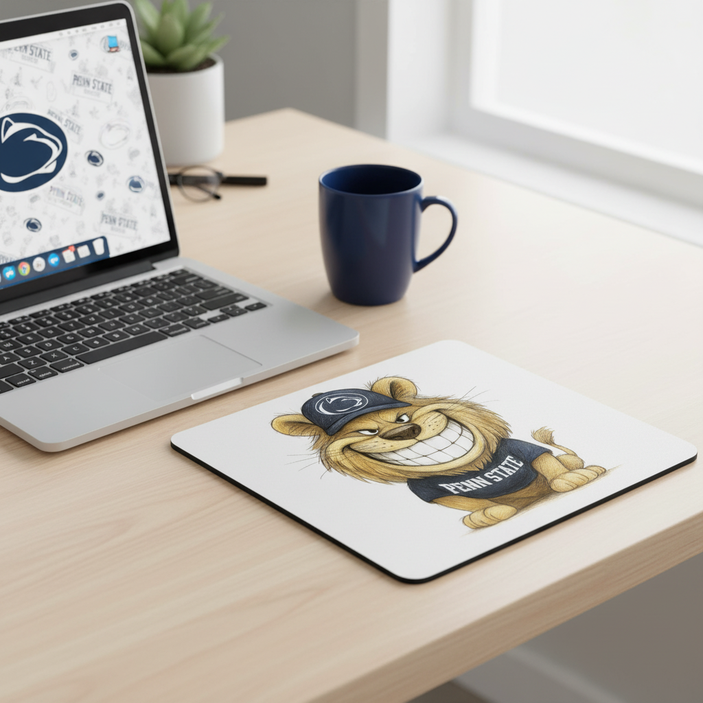 Penn State Nittany Lions Mouse Pad 9.5"x8" We Are Penn Fan Gift - Desk Accessory