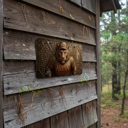 Clemson Tigers License Plate 6"x12" Aluminum Car Tag | All In Tigers | Flat Tag