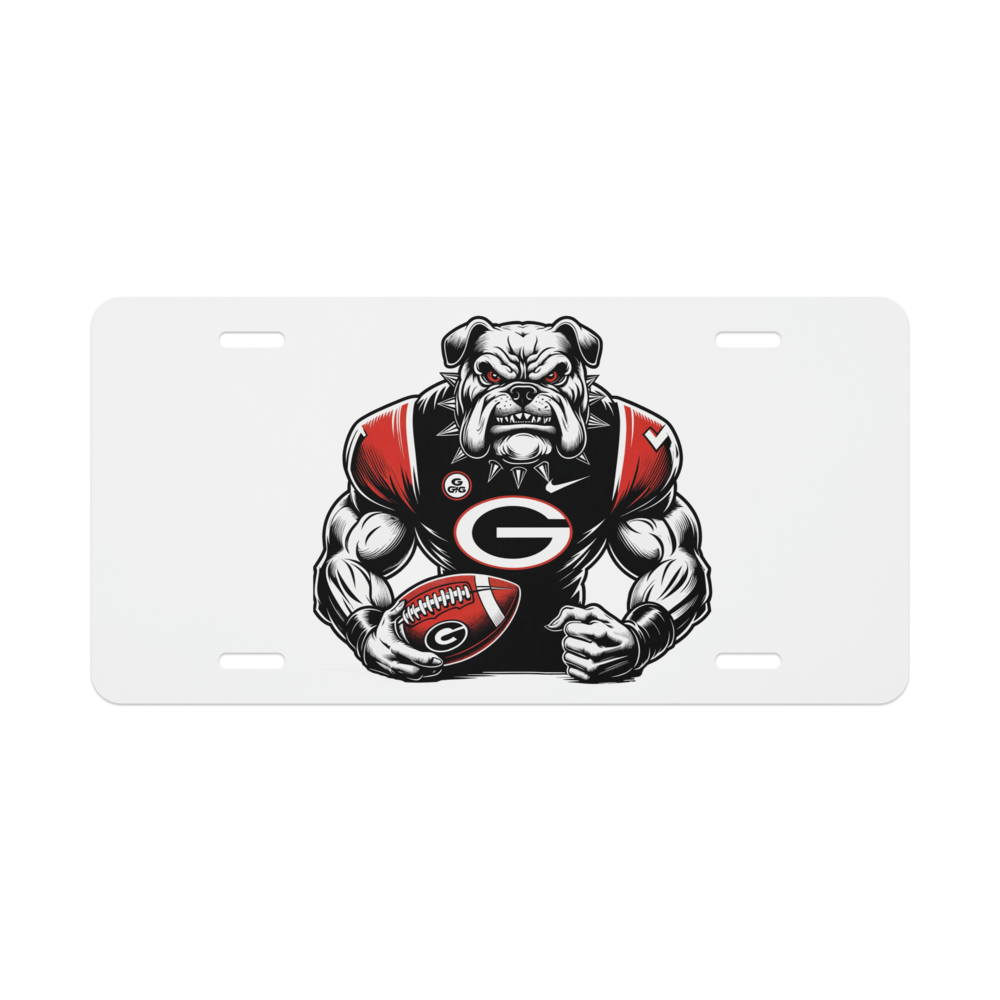 Georgia Bulldogs License Plate | 6"x12" Aluminum Car Tag | Plate for Fans UGA - Beyond Lines