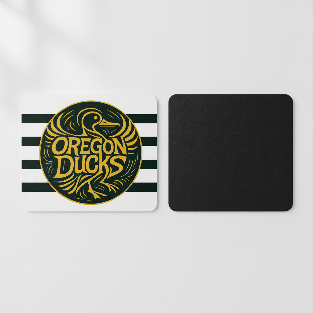 Oregon Ducks Fan Mousepad Desktop Computer Accessory