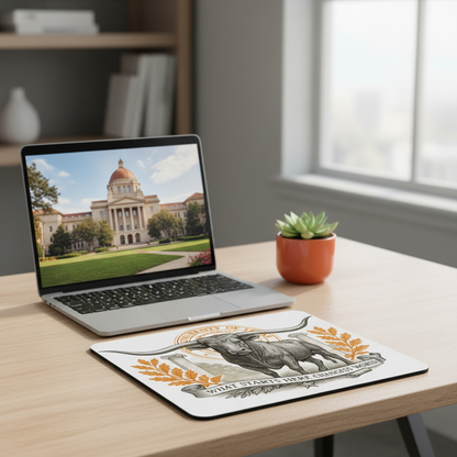 Texas Austin Mouse Pad 9.5"x8" Longhorn Collegiate Fan Gift - Desk Accessory