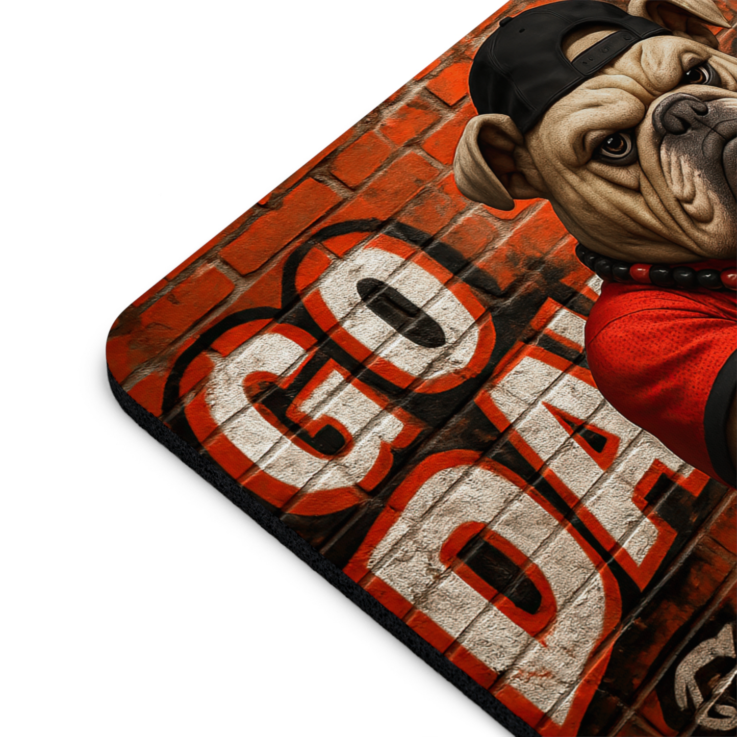 GA Dawgs Graffiti Mouse Pad - Non-Slip Desk Mat for Georgia Fans 9.5"x8"