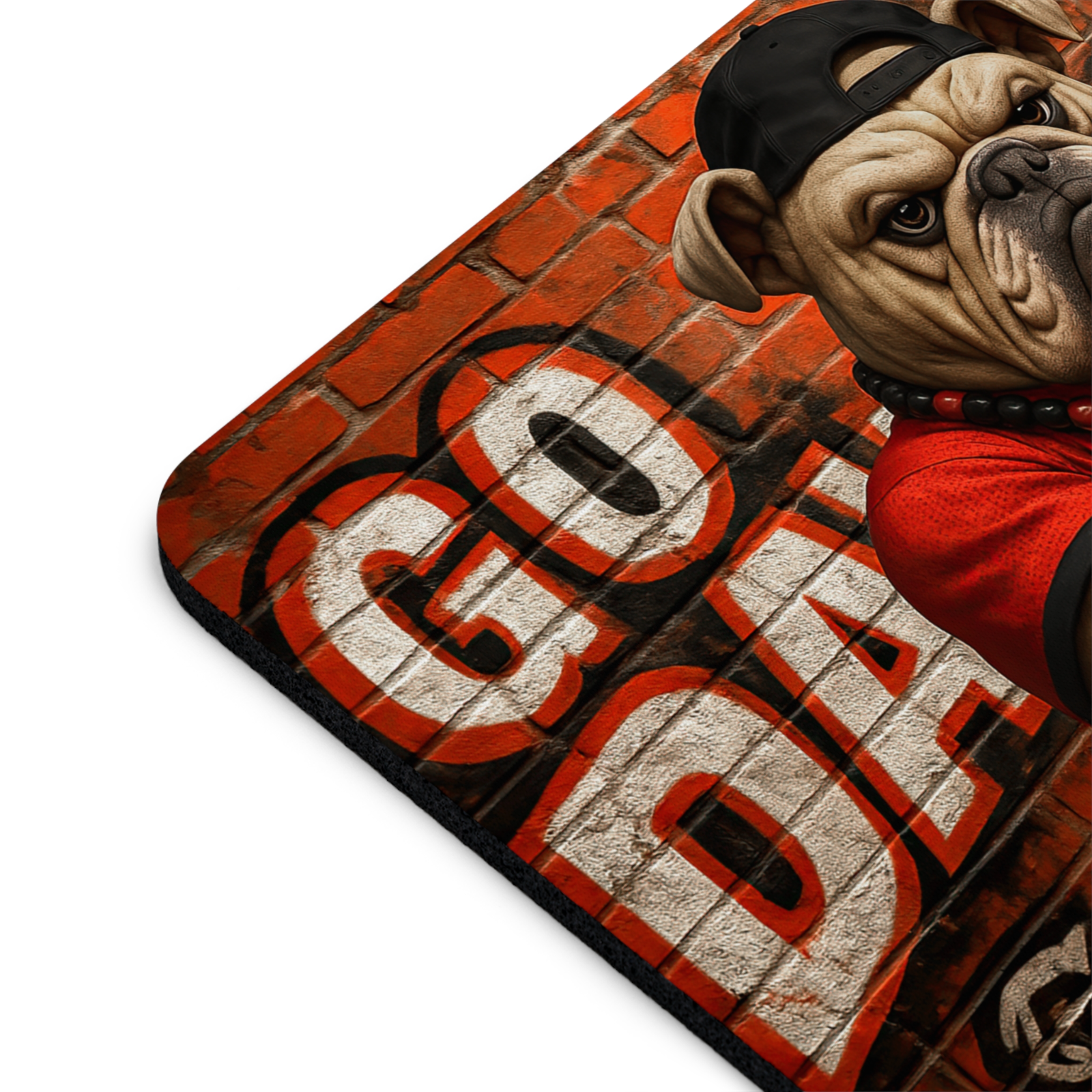 GA Dawgs Graffiti Mouse Pad - Non-Slip Desk Mat for Georgia Fans 9.5"x8"