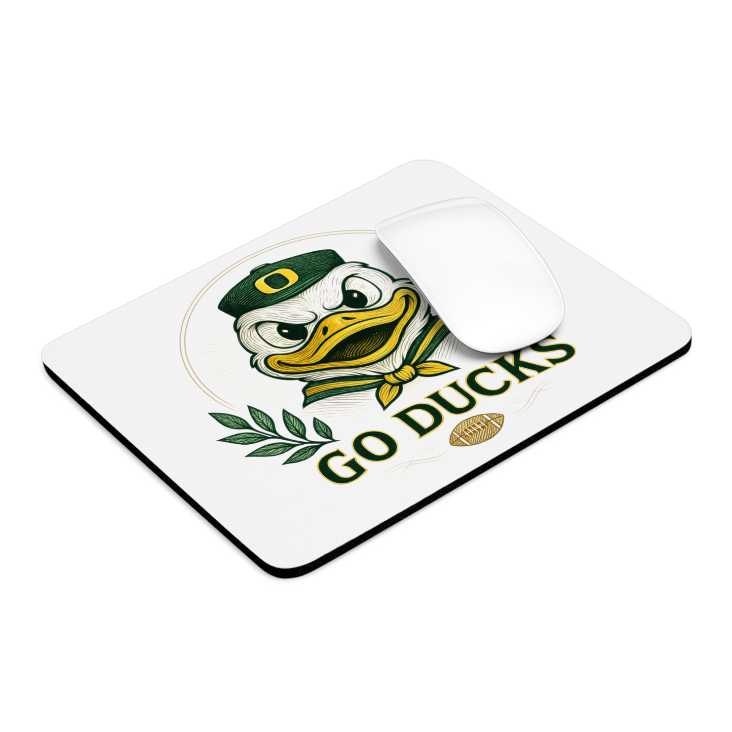 Oregon Ducks Mouse Pad 9.5"x8" Go Ducks Fan Gift - Desk Accessory