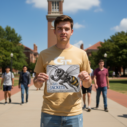 Georgia Tech Yellow Jackets Mouse Pad 9.5"x8" Go Jackets Fan Gift - Atlanta