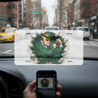 Notre Dame Fighting Irish License Plate Car Tag | Metal Front Plate for Fans