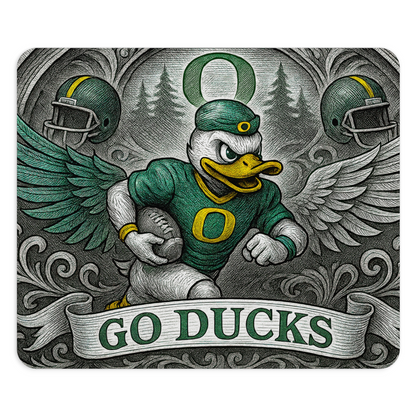 Go Ducks Football Mousepad Gaming Office Desktop Accessory
