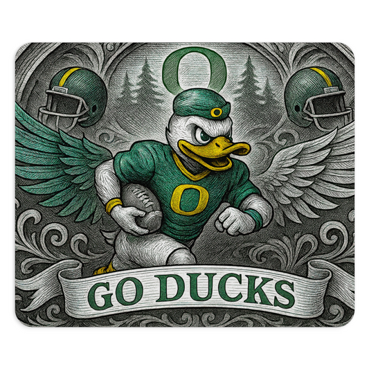 Go Ducks Football Mousepad Gaming Office Desktop Accessory