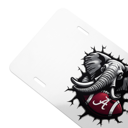 Alabama Crimson Tide Front License Plate | Roll Tide Tag 6"x12" | Big Al Fan