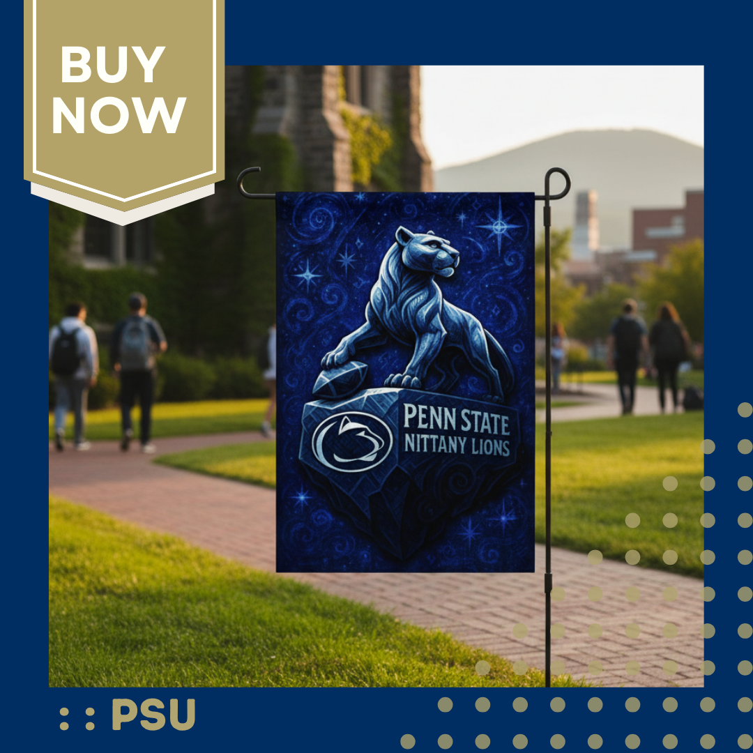 Penn State Nittany Lions Garden Flag 12"x18" Double-Sided College Football Yard