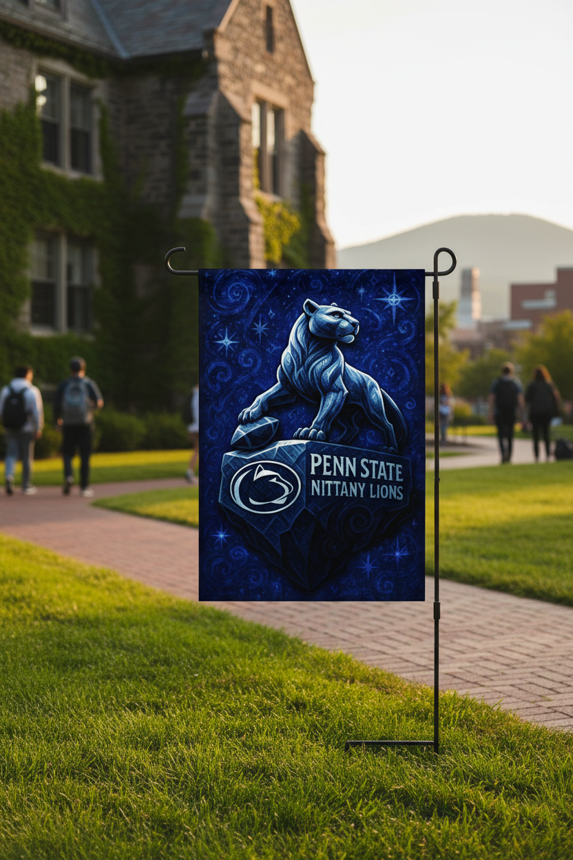 Penn State Nittany Lions Garden Flag 12"x18" Double-Sided College Football Yard