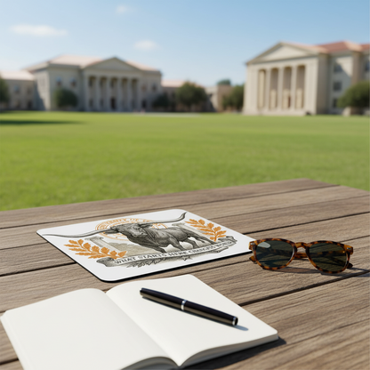 Texas Austin Mouse Pad 9.5"x8" Longhorn Collegiate Fan Gift - Desk Accessory