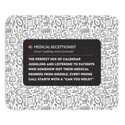 Funny Medical Receptionist Mouse Pad - Non-Slip & Spill-Resistant, Office Gift - Beyond Lines