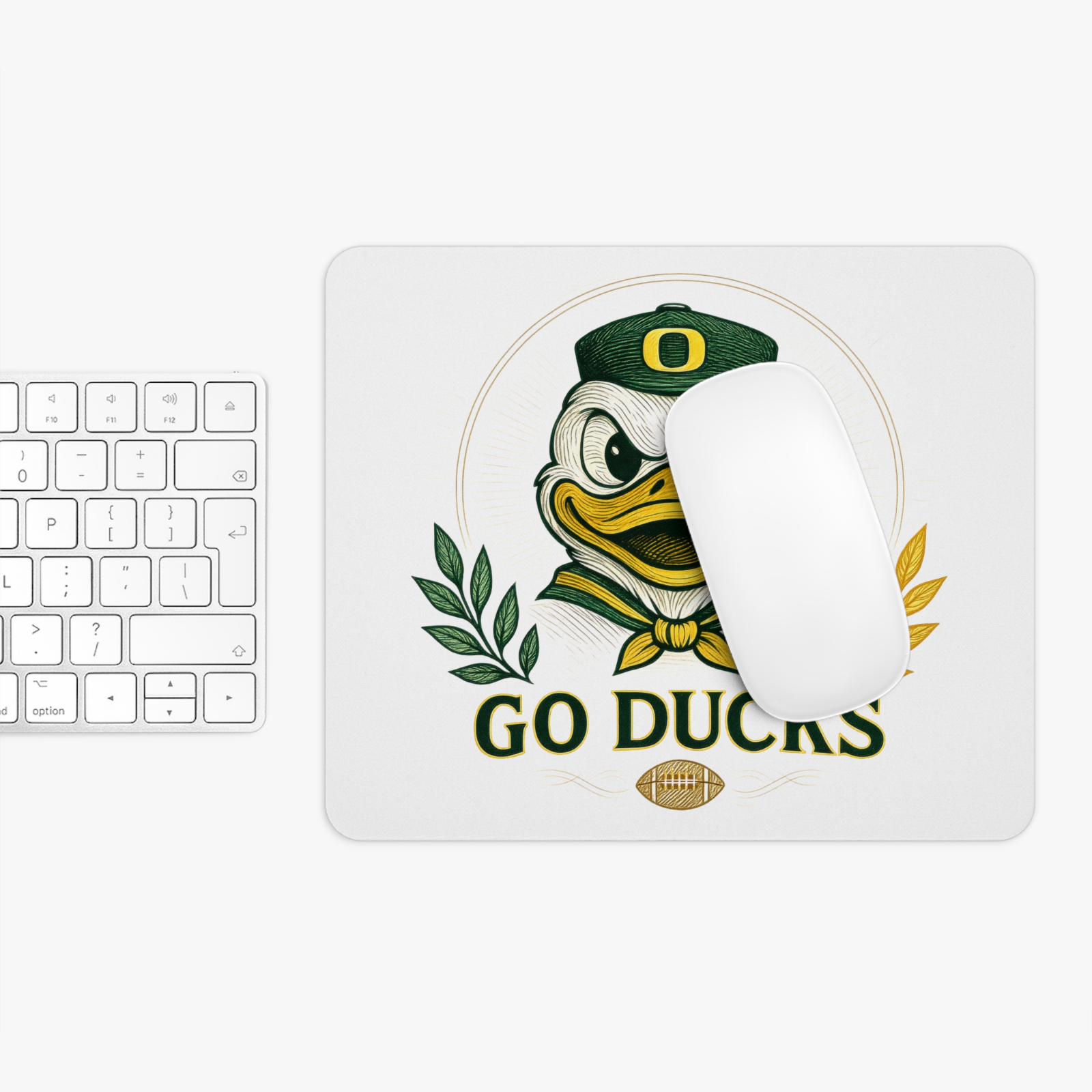 Oregon Ducks Mouse Pad 9.5"x8" Go Ducks Fan Gift - Desk Accessory