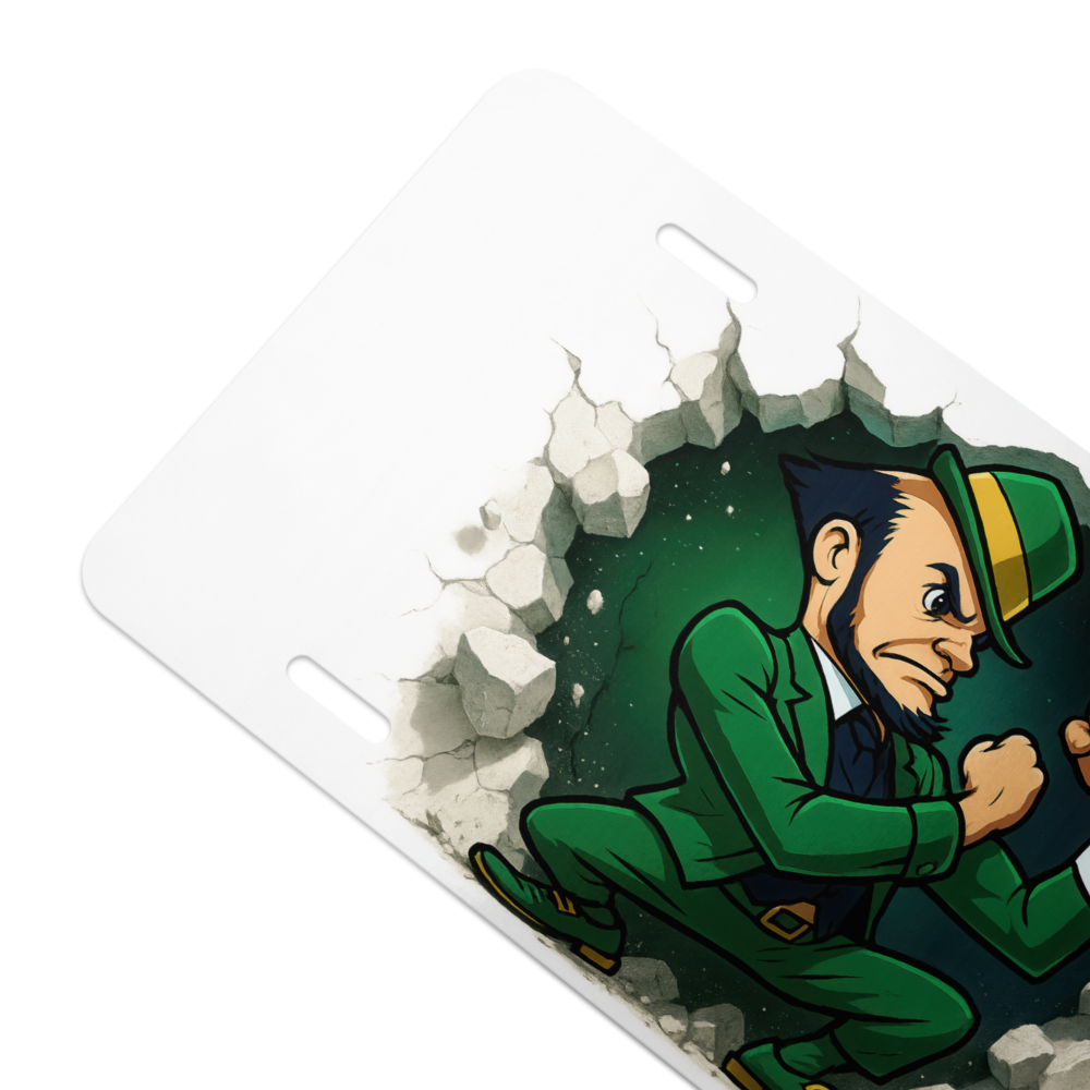 Notre Dame Fighting Irish License Plate Car Tag | Metal Front Plate for Fans