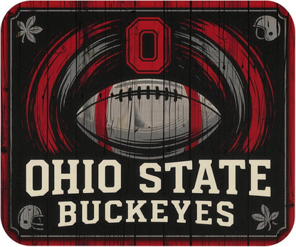 OSU Ohio State Buckeyes Football Non-Slip Gaming Mouse Pad 9"x7.5"
