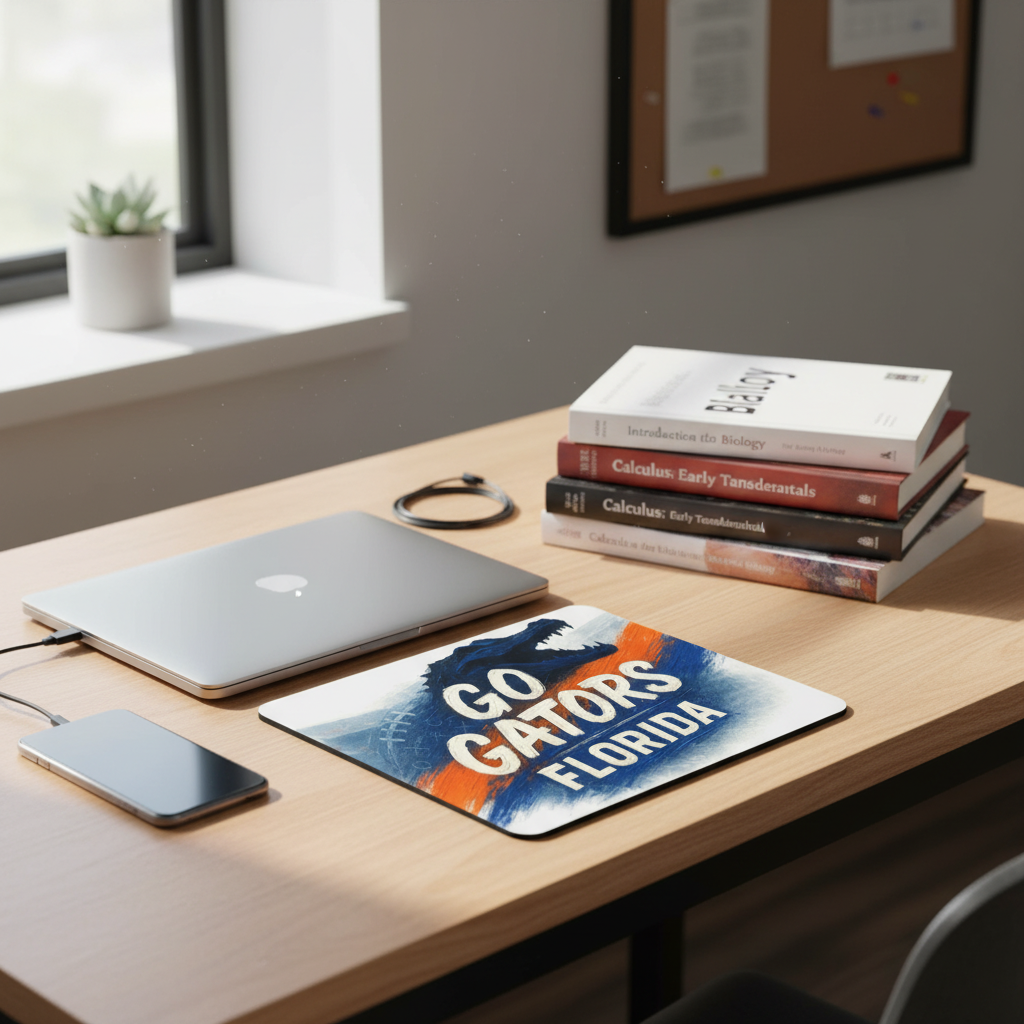 Florida Gators Mouse Pad 9.5"x8" | Go Gators! Albert and Alberta Gator Fan Gift