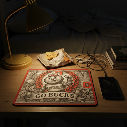 Ohio Buckeyes Mouse Pad 9.5"x8" | Go Buckeyes Desk Mat | Waterproof and Smoth