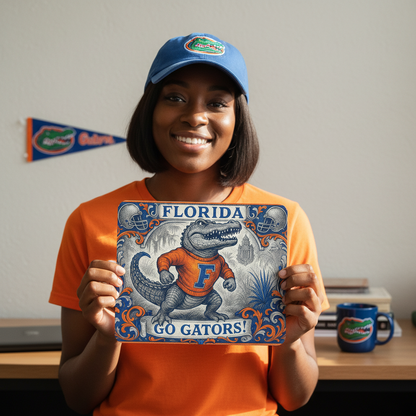 Florida Gator Nation Mouse Pad 9.5"x8" - Go Gator! Florida Football Gift