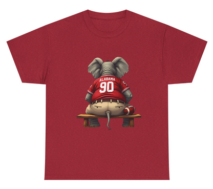 Alabama Football Elephant T-Shirt Roll Tide Game Day Mens Womens Comfort Casual